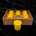 Beeswax Votive Candles - Six Pack