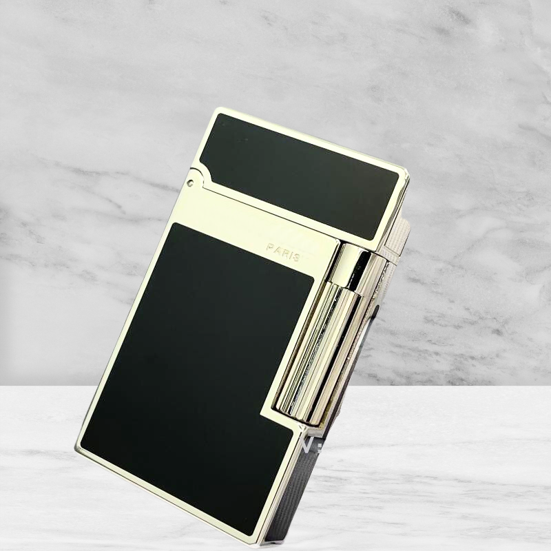 Black & Silver Lacquer Lighter