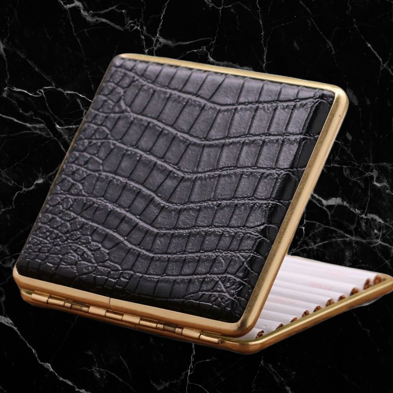 Crocodile Embossed Elegant Leather Case