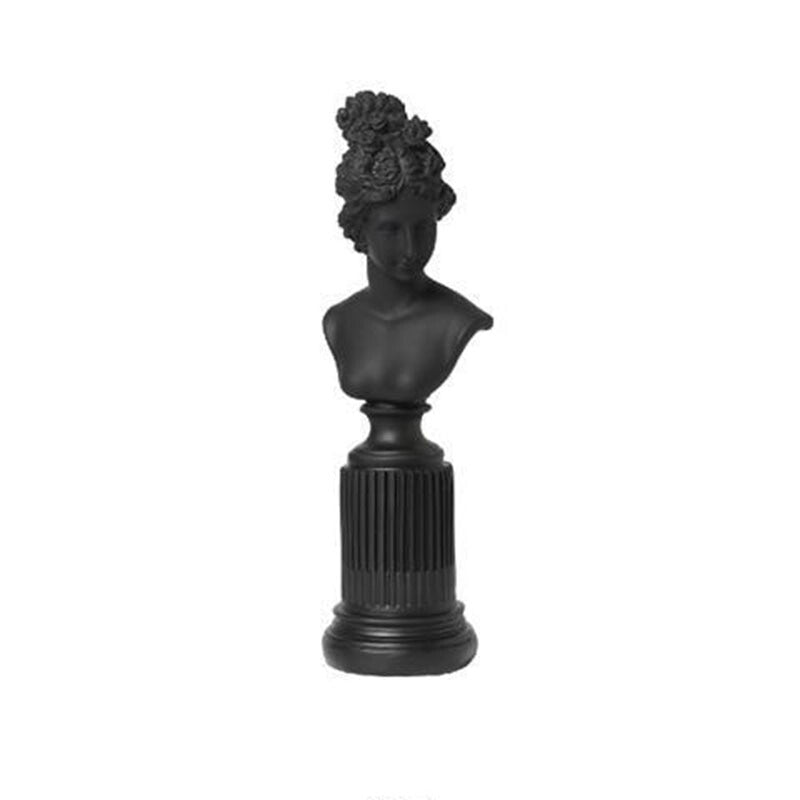 Aphrodite Pedestal Sculpture - Ash Black