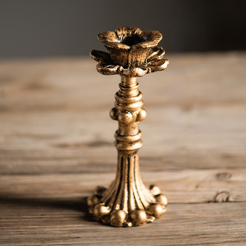 Gilded Renaissance Candle Holder - Large