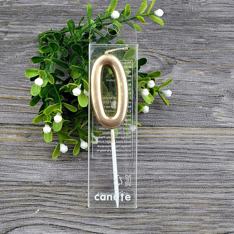 Golden Digits Celebration Candles