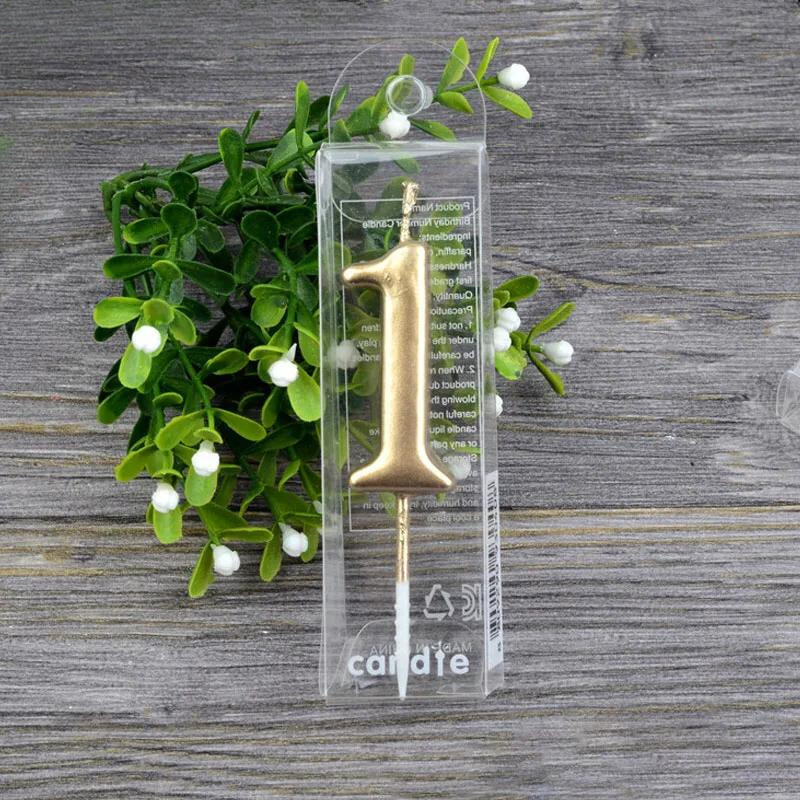 Golden Digits Celebration Candles