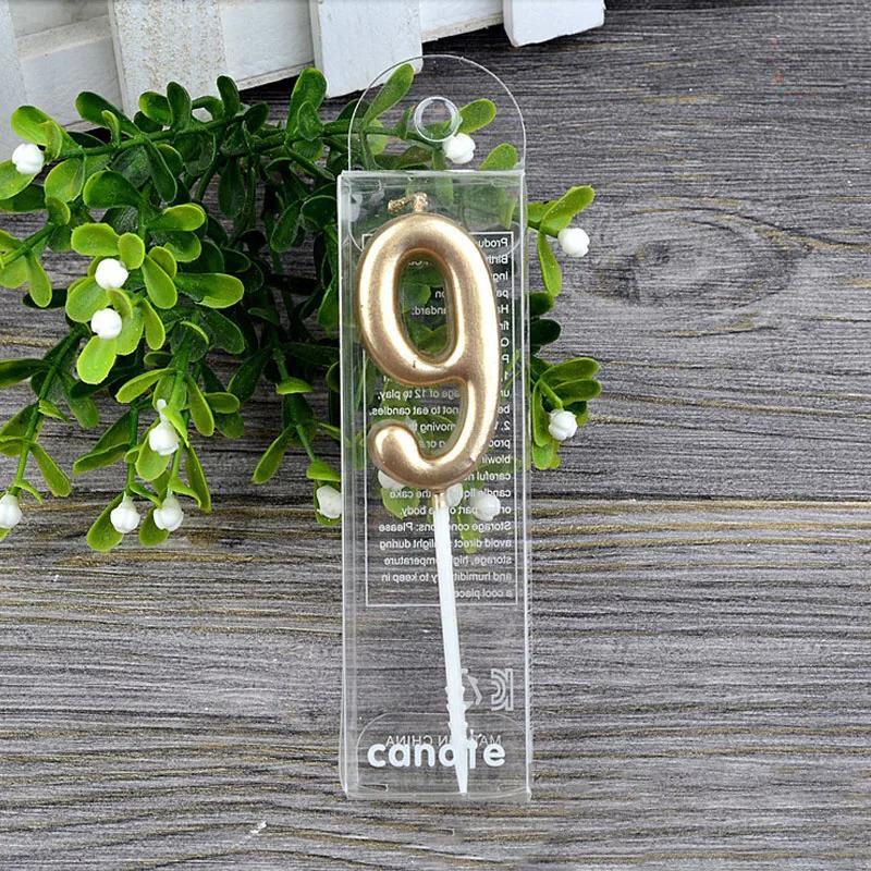 Golden Digits Celebration Candles