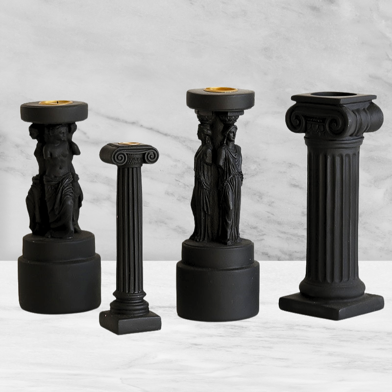 Aphrodite Pillar - Ash Black