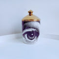 Italian Gold Pop Art Vessel - Eye See