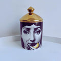 Italian Gold Pop Art Vessel - Peachy
