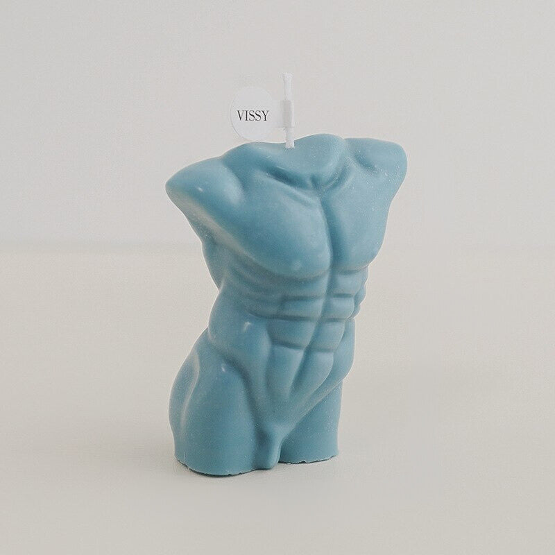 Li'l' David - Cerulean Torso Sculpture