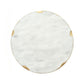 Marble & Gold Mood - White Round - Large