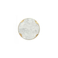 Marble & Gold Mood - White Round - Small