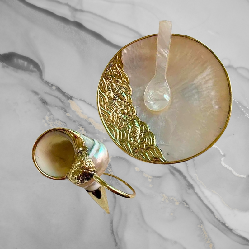 Mother Of Pearl - Caviar & Serving Spoon