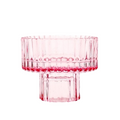 Pink Glass - Grand Candle Holder