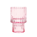 Pink Glass - Petite Candle Holder