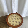 Rattan & Redwood Lacquer Tray