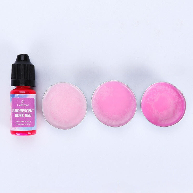 Fluorescent Rose Red - Resin Pigment - Craft Supplies