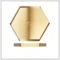 Slim & Gold Tray Collection -  Large Hexagon