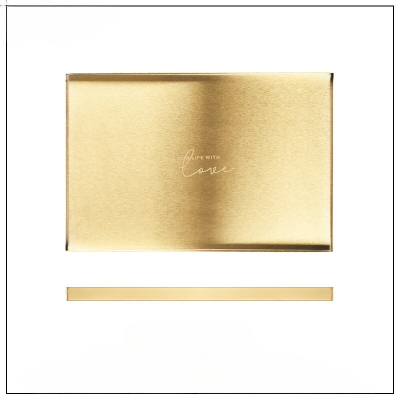 Slim & Gold Tray Collection -  Large Rectangle