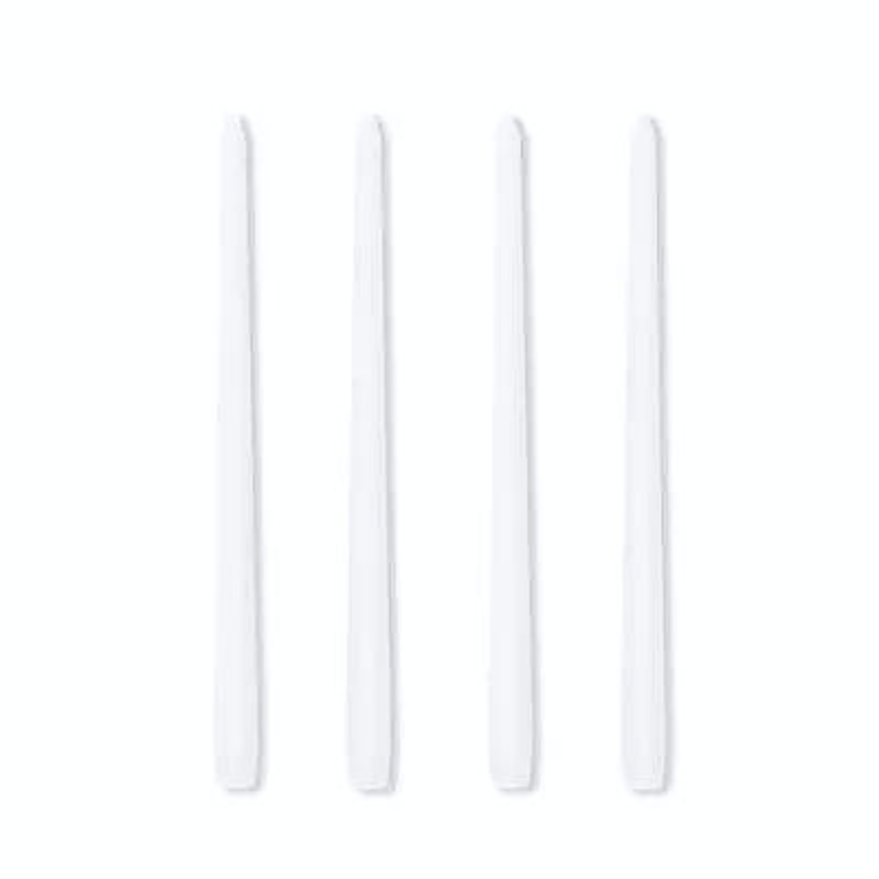 Classic Taper Candles - Set of Four - White