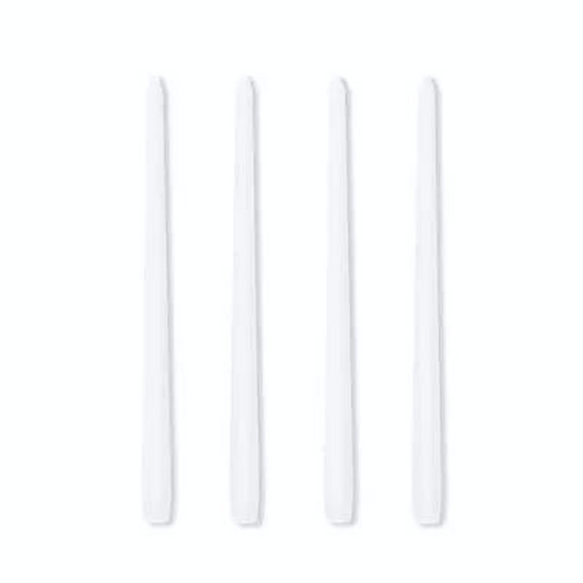 Classic Taper Candles - Set of Four - White