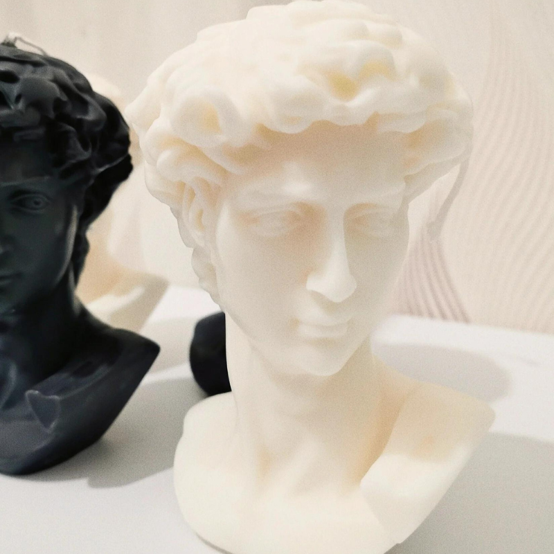The David Candle - Ivory
