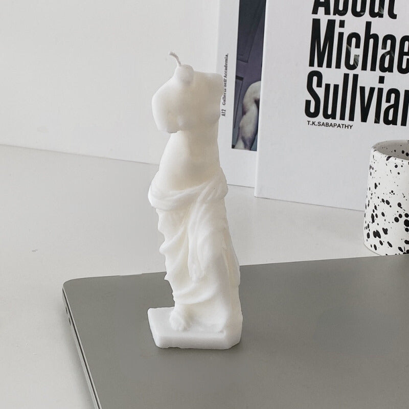 Venus de Milo - Ivory Statue Candle