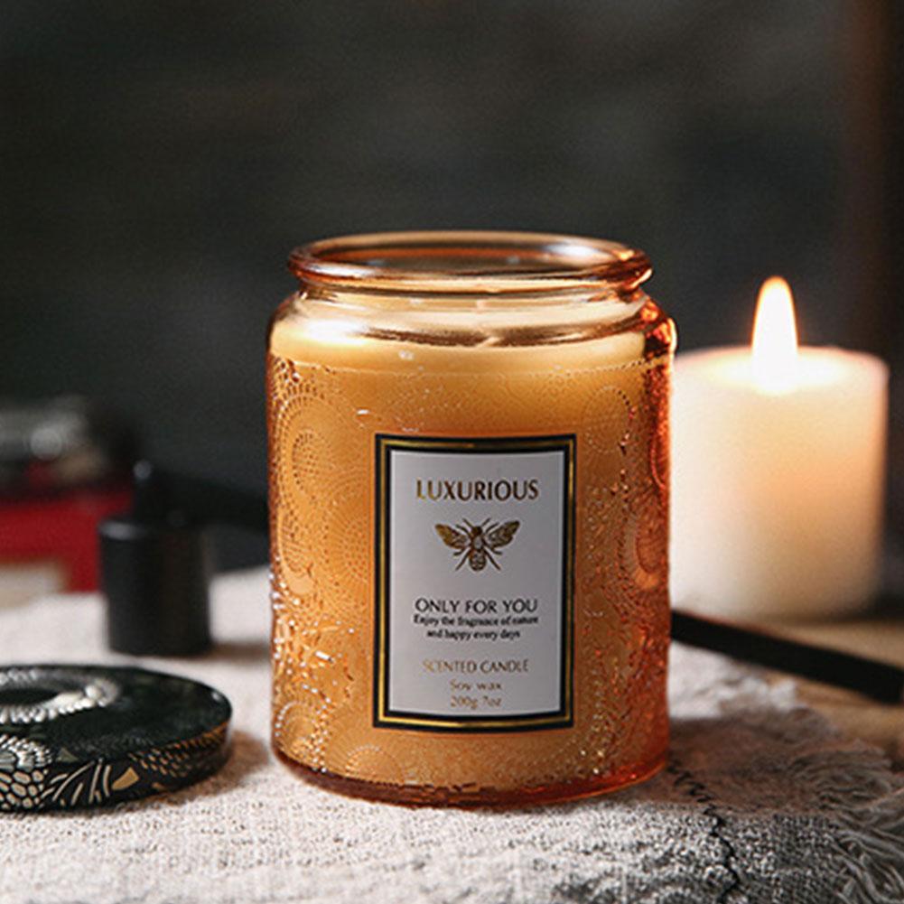 Luxurious Scented Candle - Amber