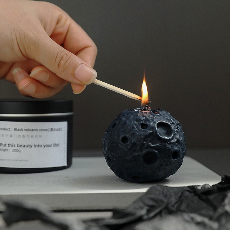 Little Black Moon Candle