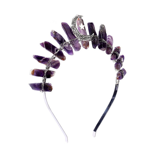 Moon Maiden Magic Headdress - Purple