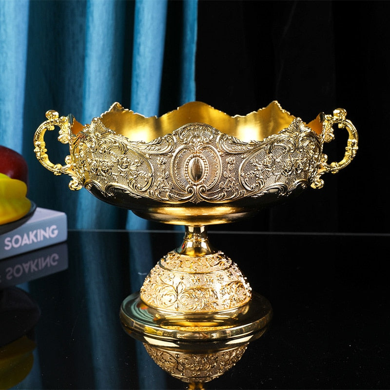 Royal & Pedestaled Golden Bowl