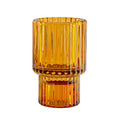 Amber Glass - Petite Candle Holder