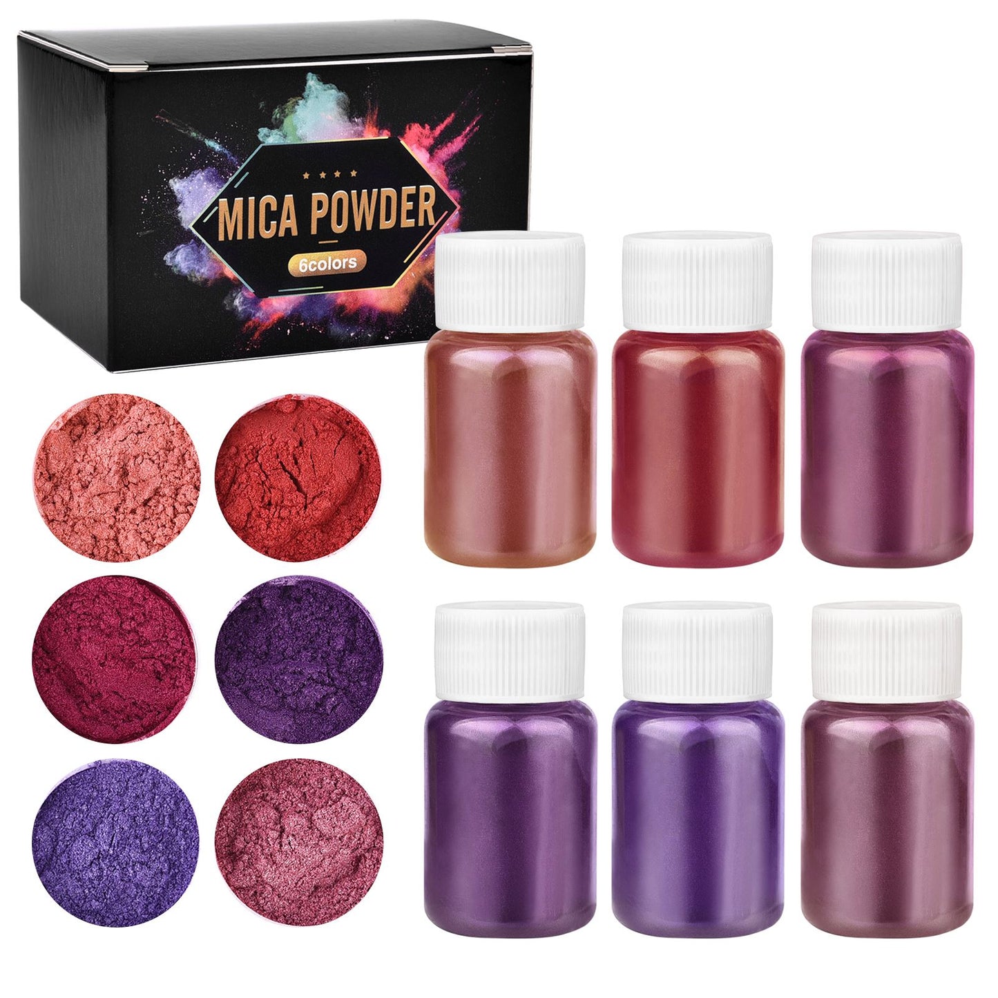 Pearlescent Mica Powder - Purples