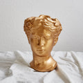 Greek Statue Vessel   - Gold