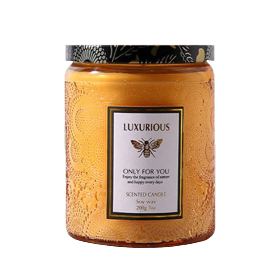 Luxurious Scented Candle - Amber